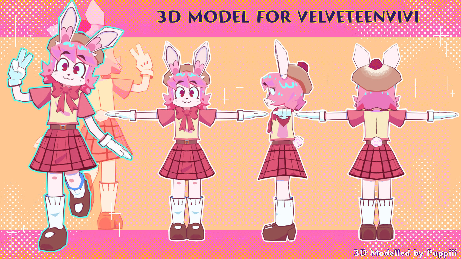 Low Poly 3D Model for ViVi