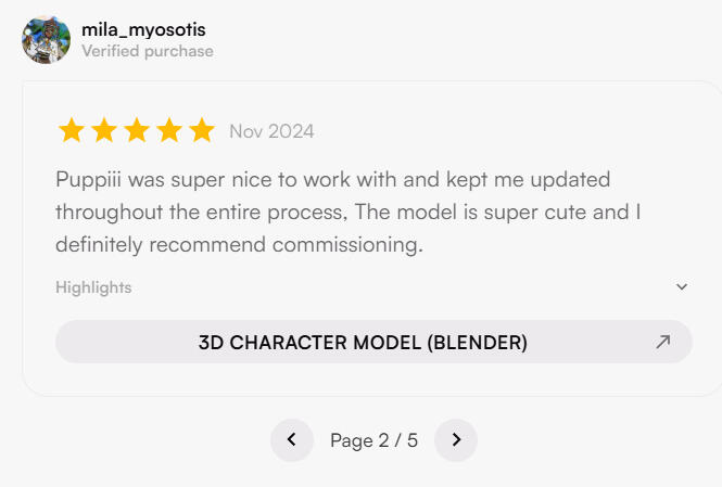 Review from verified client on VGen