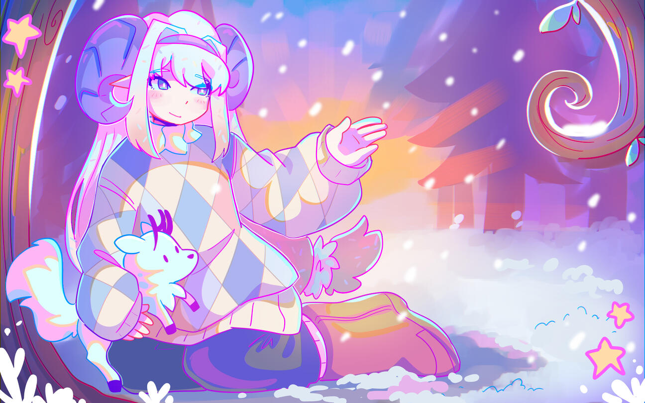 Wallpaper Commission for ConfettiYeti0