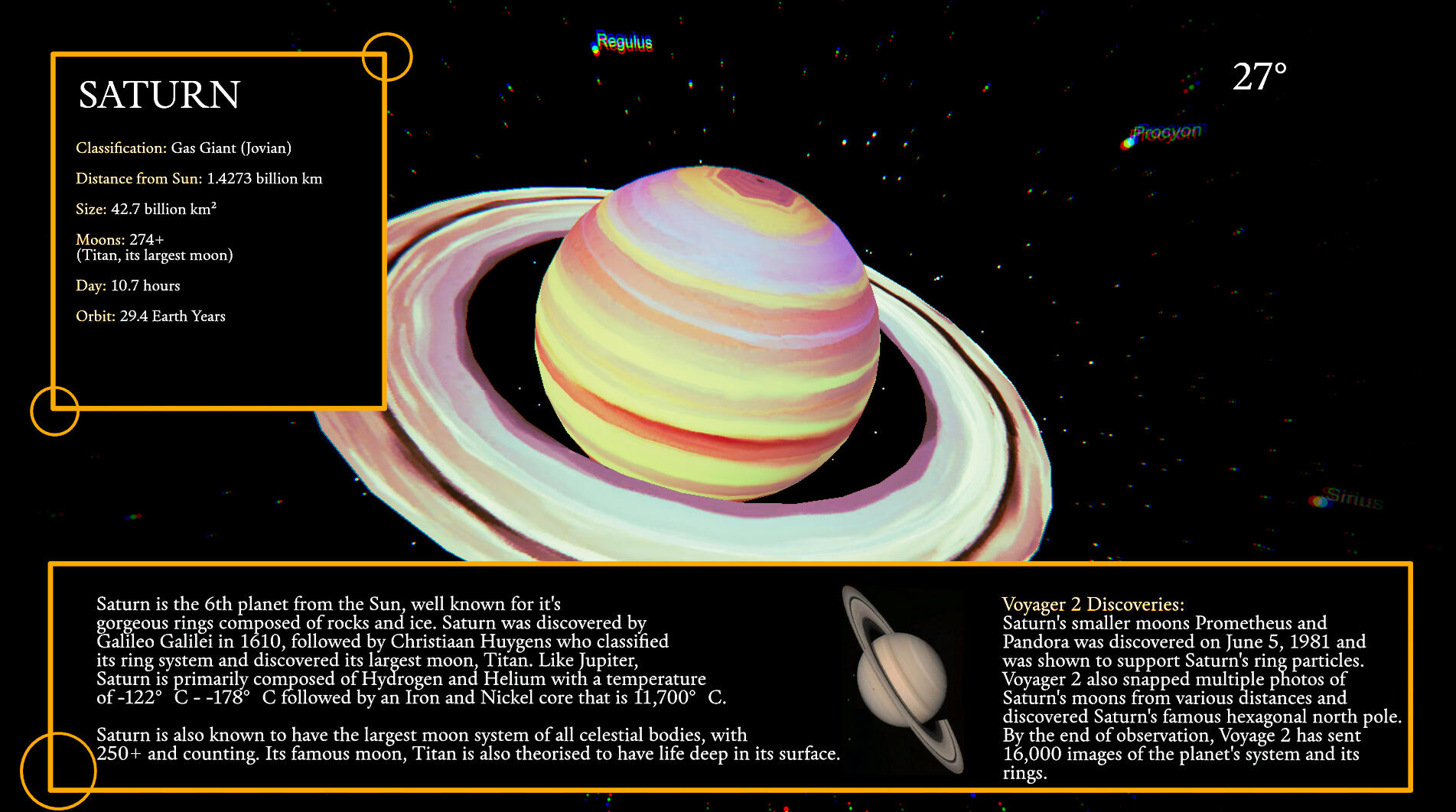 Saturn Information